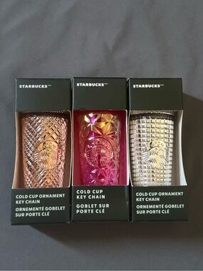 1-Starbucks Cold Cup Key Chain